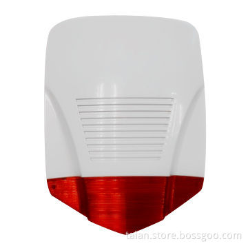 Outdoor Siren with Strobe Light, for Security Alarm System